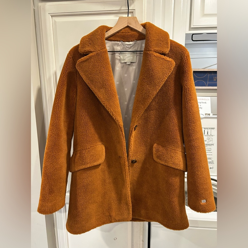 Soia & Kyo Rust Teddy Jacket